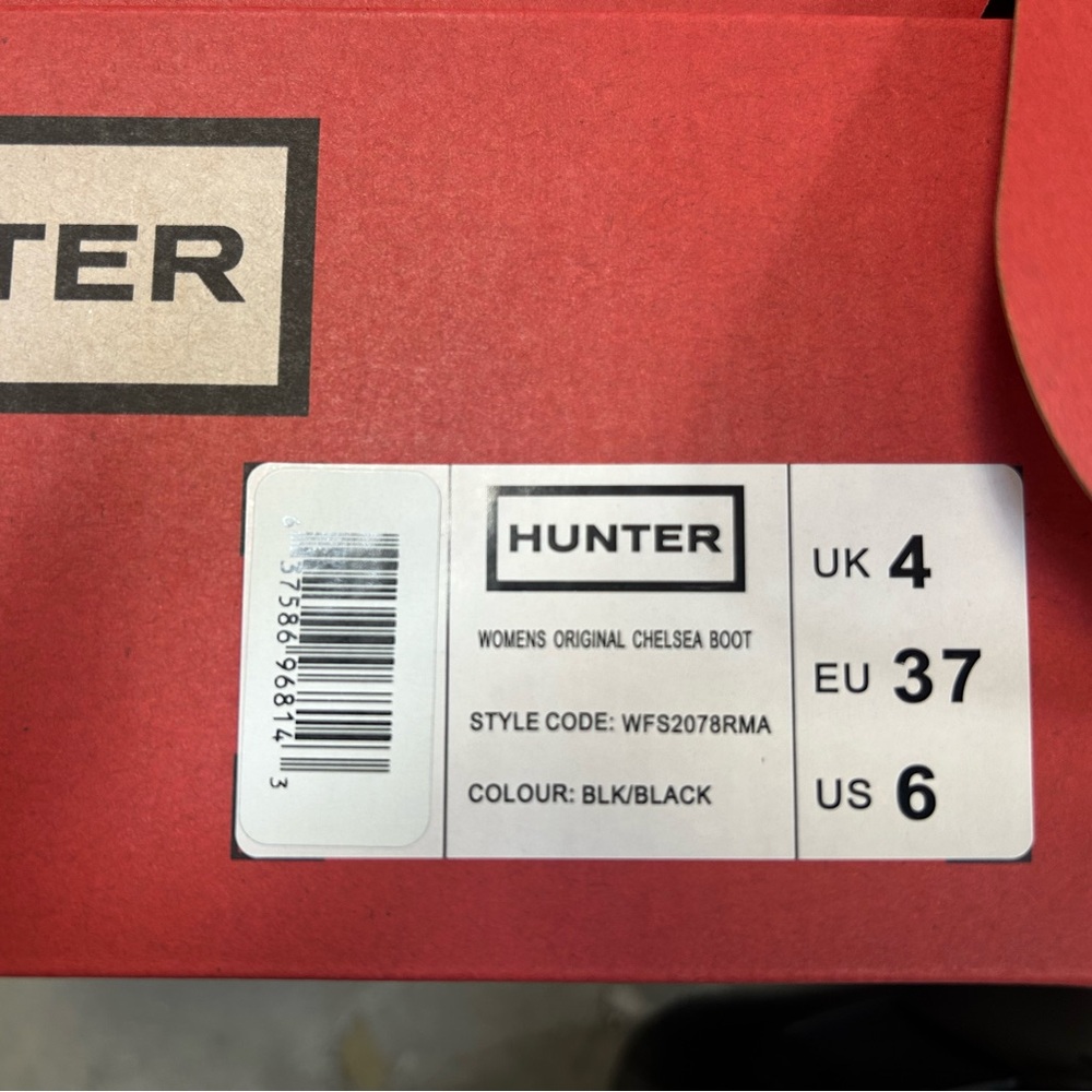 Hunter Women's Chelsea Boot - Black